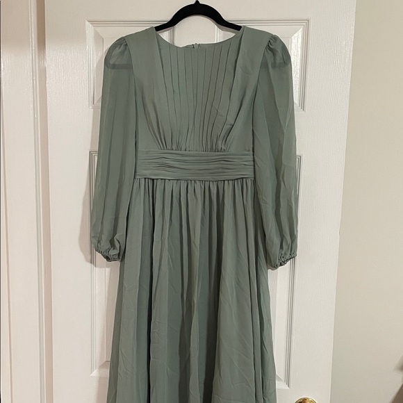 JJs House Sage Long Sleeve Dress - 0 - Picture 1 of 5